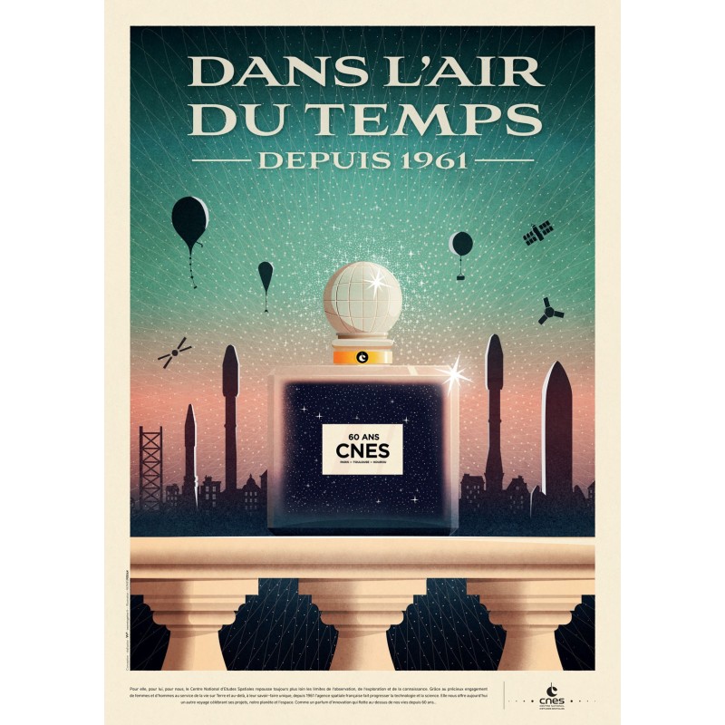 Affiche 60 ANS du CNES
