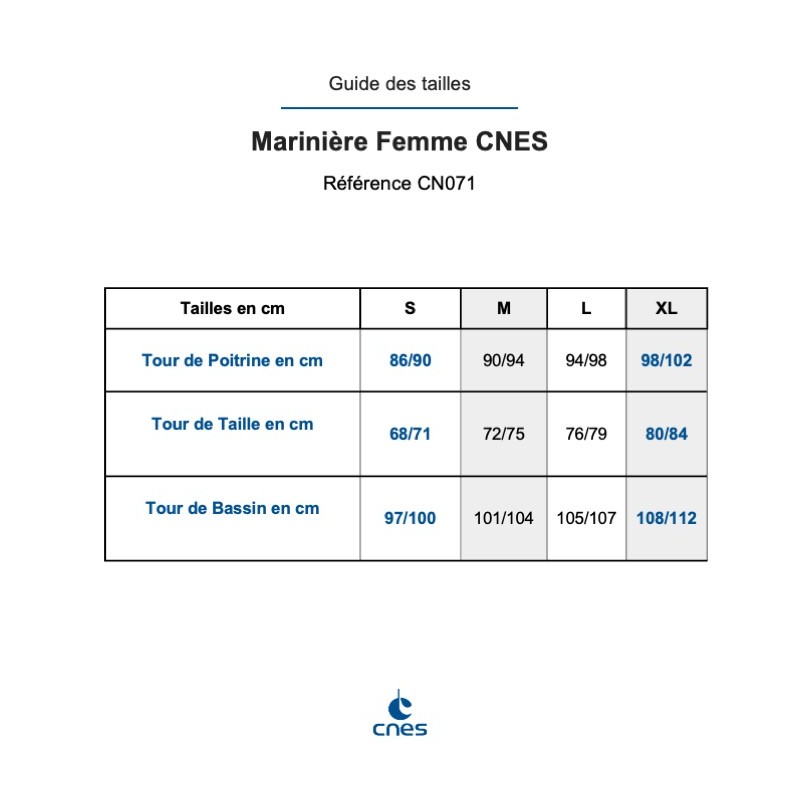 Marinière Femme CNES par Armor Lux