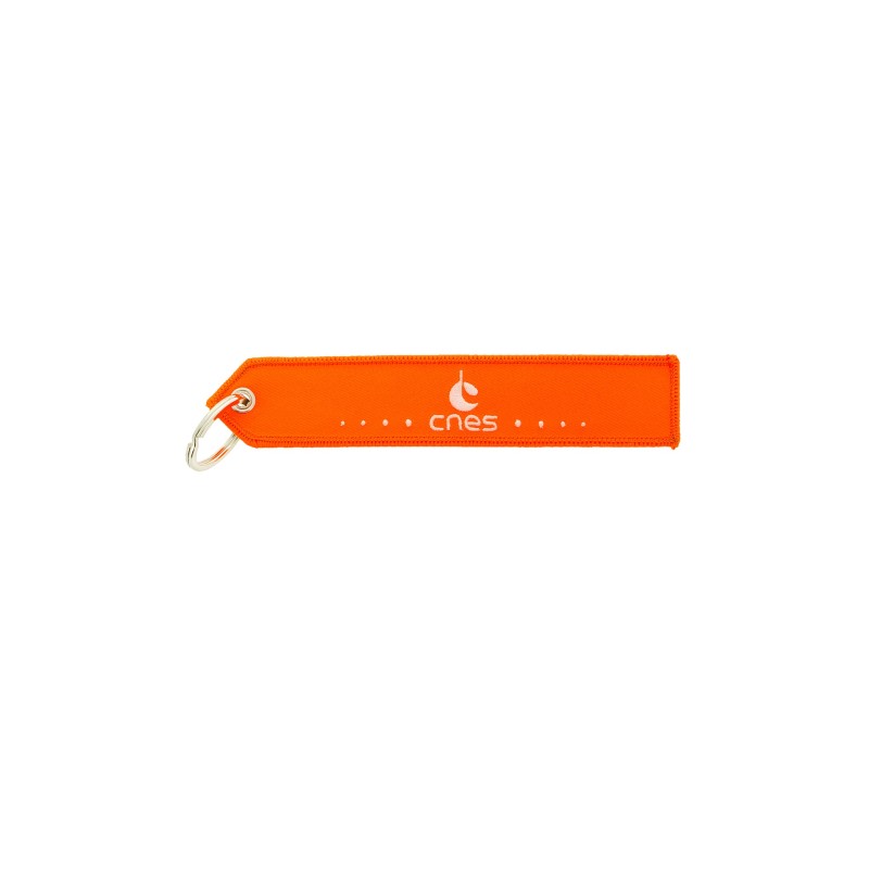 CNES "Remove Before Launch" key ring