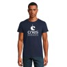 Navy blue Man T-shirt "MADE IN CNES"
