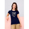 Navy blue Woman size T-shirt Human Adventure
