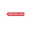 Porte-clés rouge CNES "Remove before Launch"