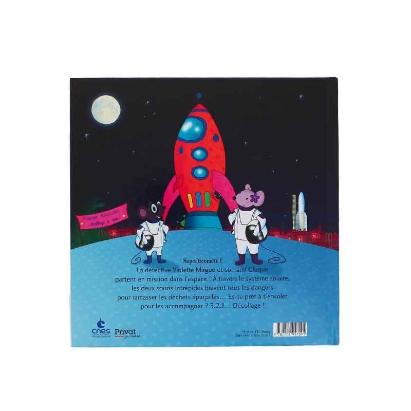 Violette Mirgue  "Mission Espace" avec un crayon à papier CNES offert