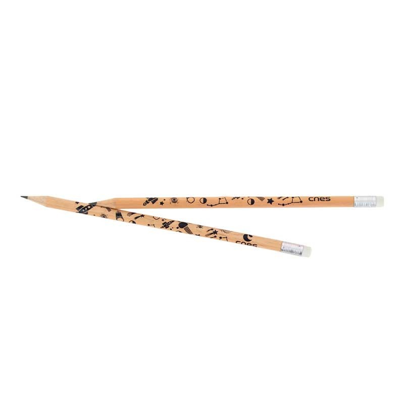 Violette Mirgue  "Mission Espace" avec un crayon à papier CNES offert