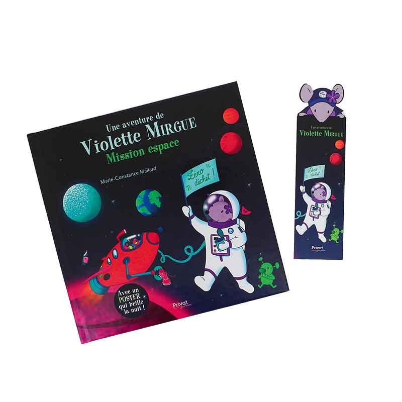 "Mission Espace" book with pencil offered