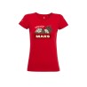 T-shirt Femme Rouge Objectif MARS